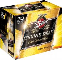 Miller Genuine Draft, 30 Pk Cans - 12OZ Each