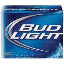 Bud Light,  30 Pk Cans - 12OZ Each