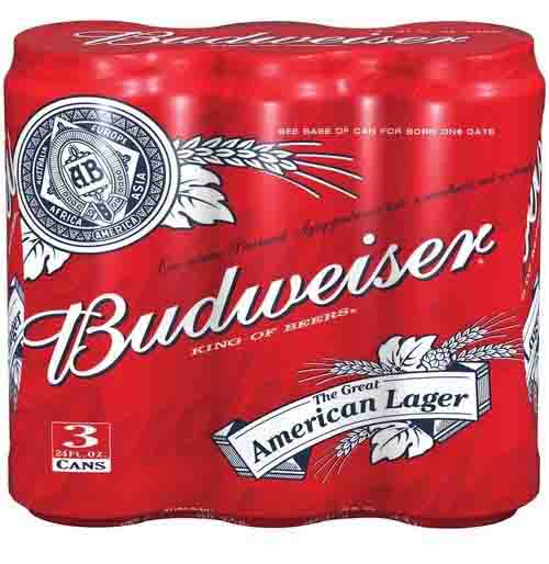 Budweiser, 15 Tall Cans - 24OZ Each