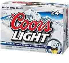 Coors Light, 36 Can - 12OZ in Cooler bag