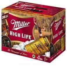 Miller High Life, 30 Pk Cans - 12OZ Each