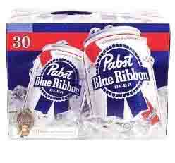 Pabst Blue Ribbon, 30 Pk Cans-12OZ Each